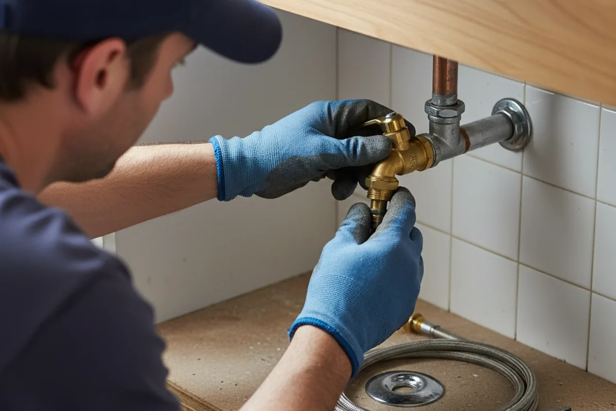 Shutoff valve and fitting work during Faucet and Fixture Repair in Plant City